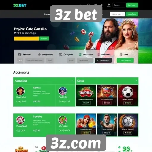 Acessibilidade e usabilidade do site 3z bet